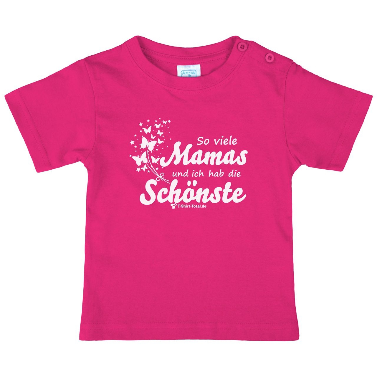 So viele Mamas Kinder T-Shirt pink 68 / 74