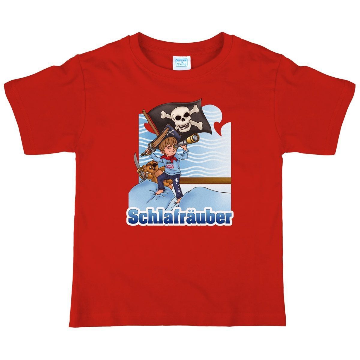 Schlafräuber Kinder T-Shirt rot 80 / 86