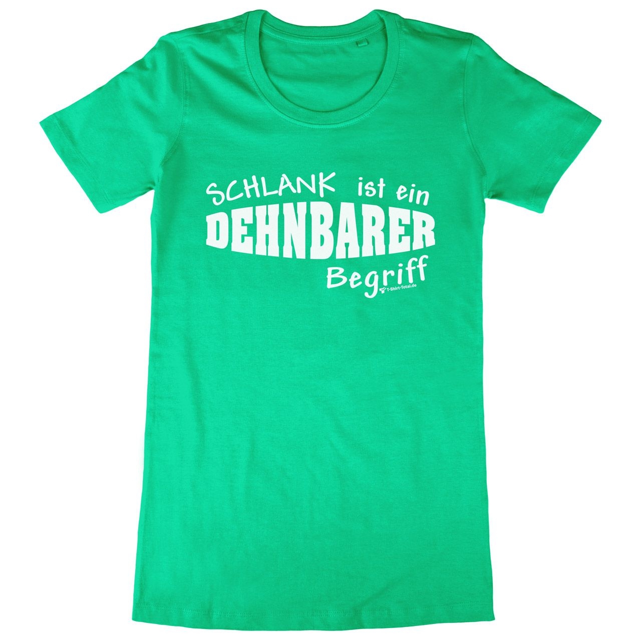 Dehnbar Woman Long Shirt grün Medium