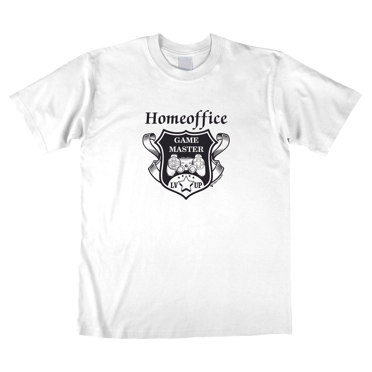 Homeoffice Unisex T-Shirt weiß Large