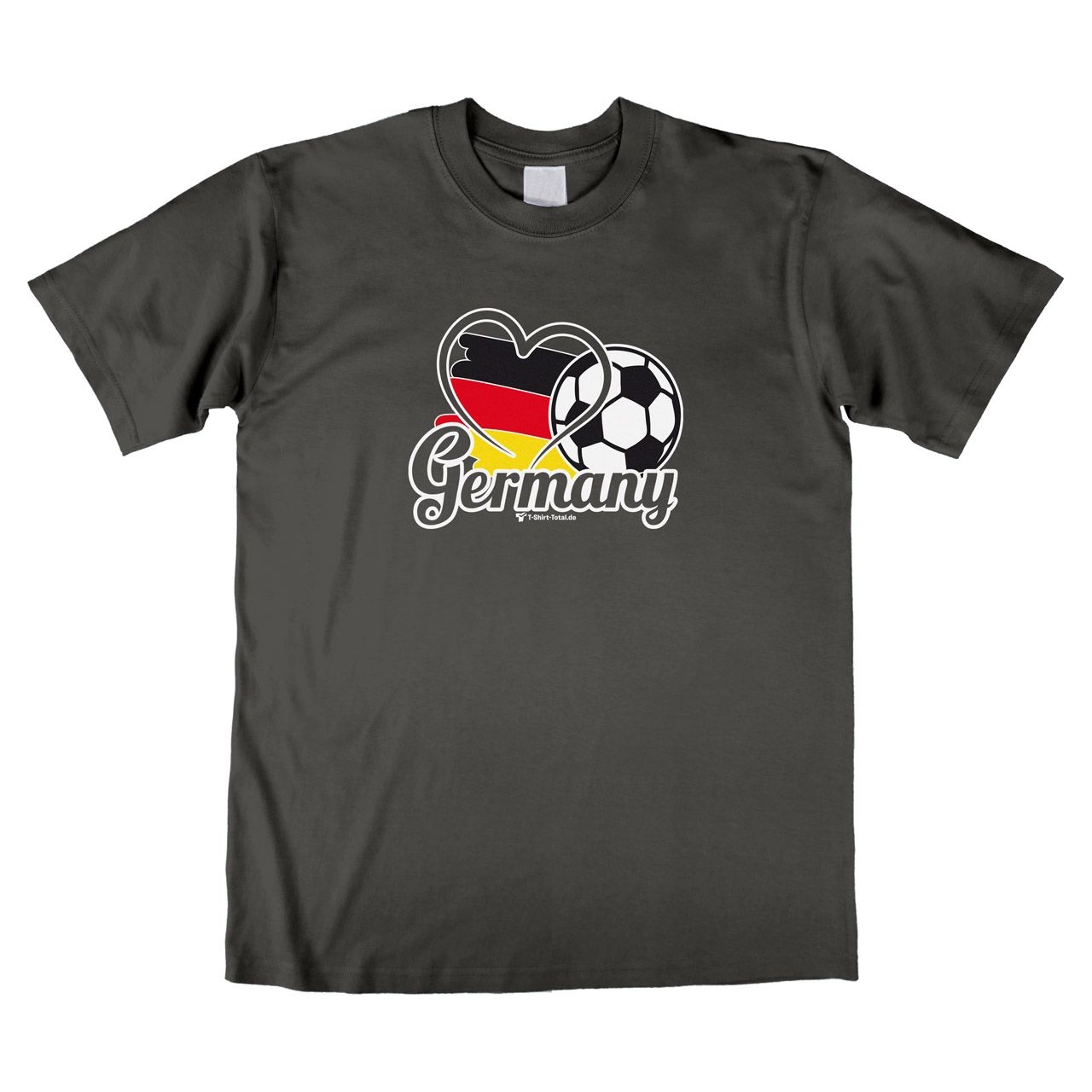 Fußball Germany Unisex T-Shirt grau Extra Small