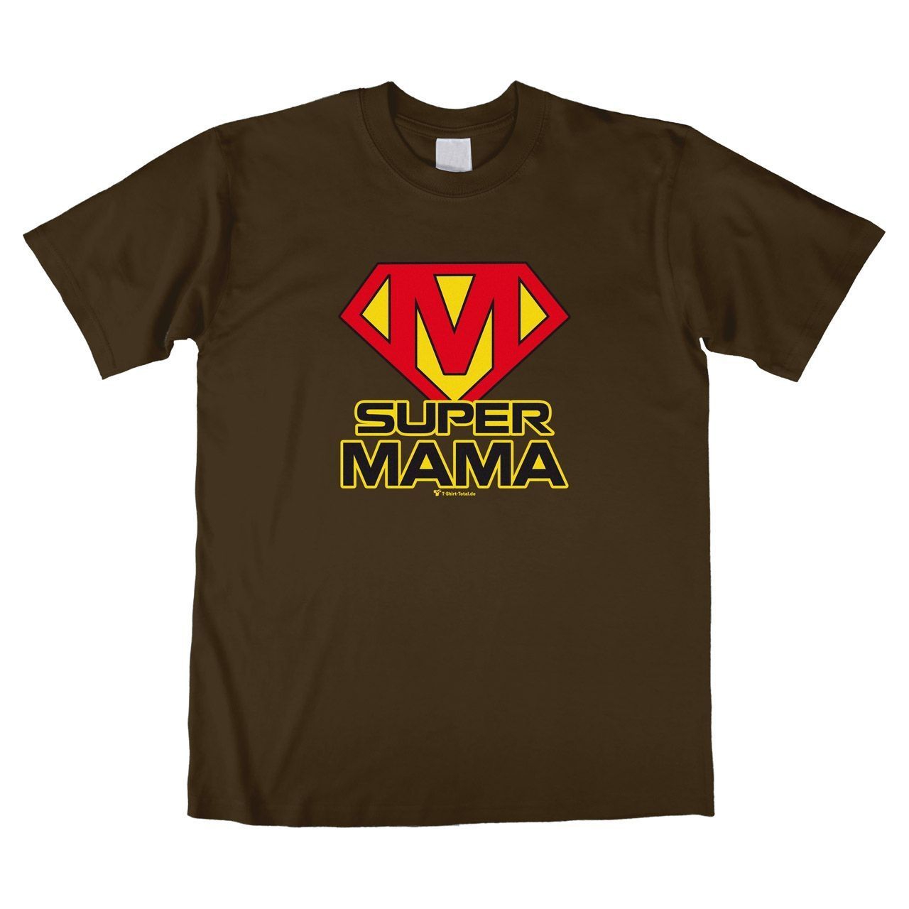 Super Mama Unisex T-Shirt braun Small