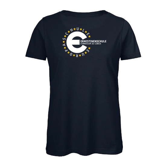 Ernestinenschule Woman T-Shirt V-Ausschnitt navy Small