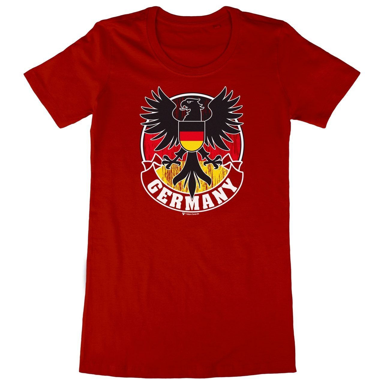 Germany Adler Woman Long Shirt rot Medium
