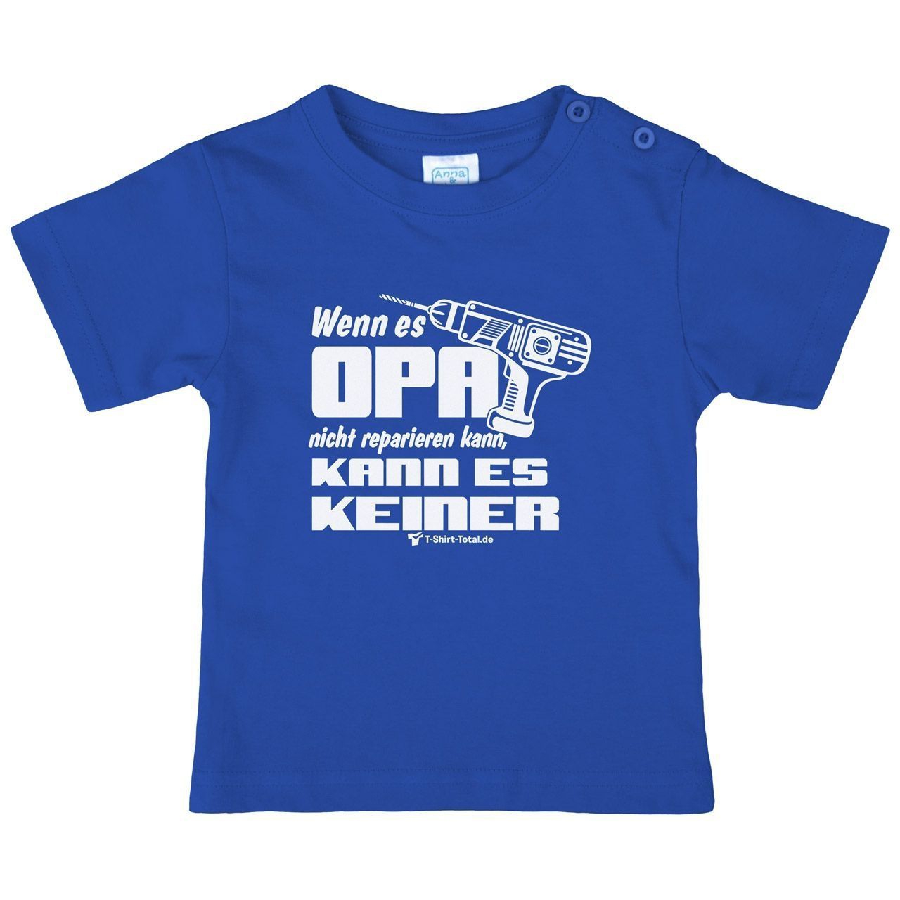Wenn es Opa Kinder T-Shirt royal 122 / 128