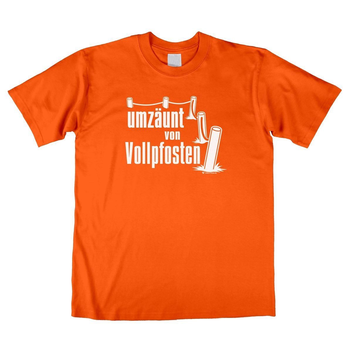 Vollpfosten Unisex T-Shirt orange Large