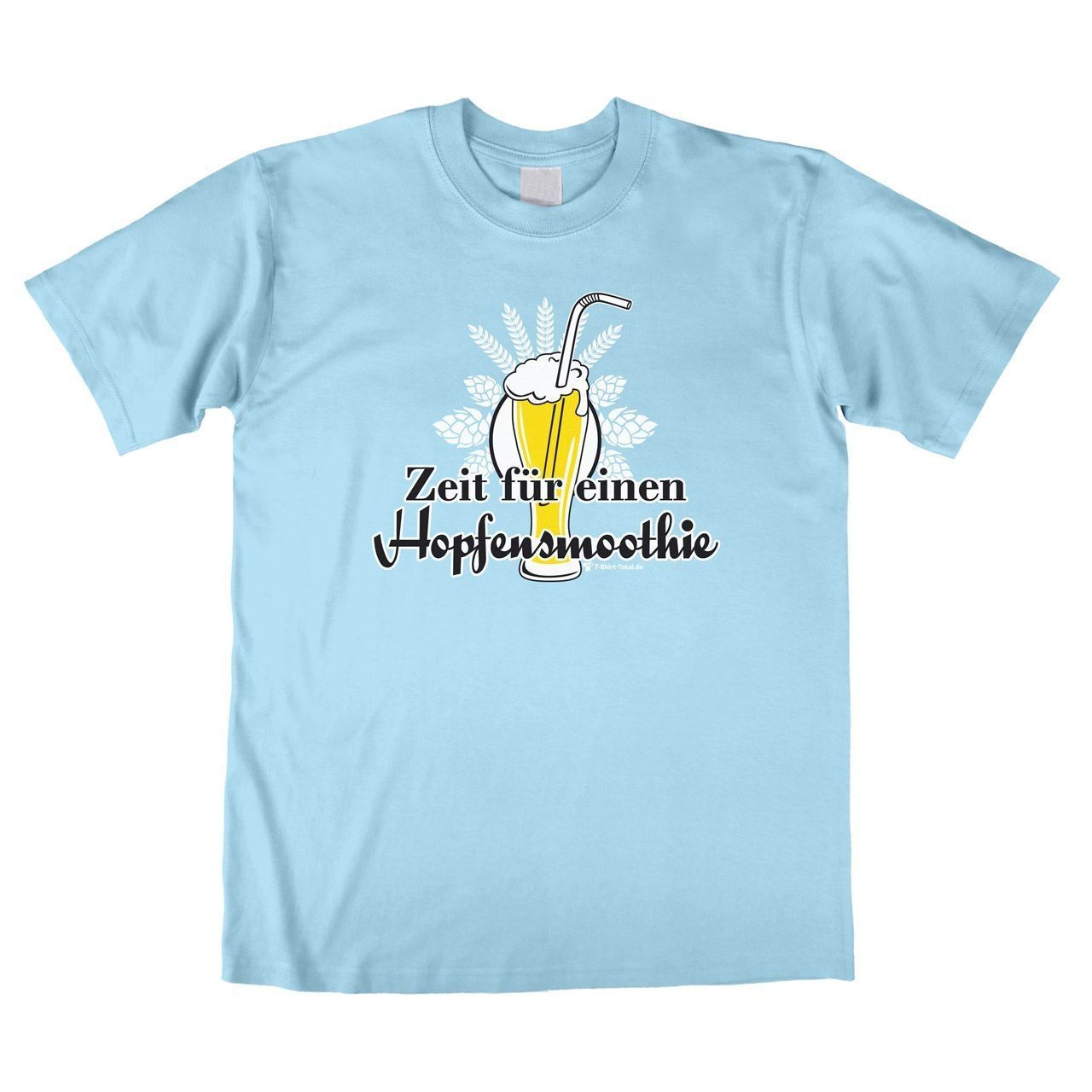 Hopfensmoothie Unisex T-Shirt hellblau Large