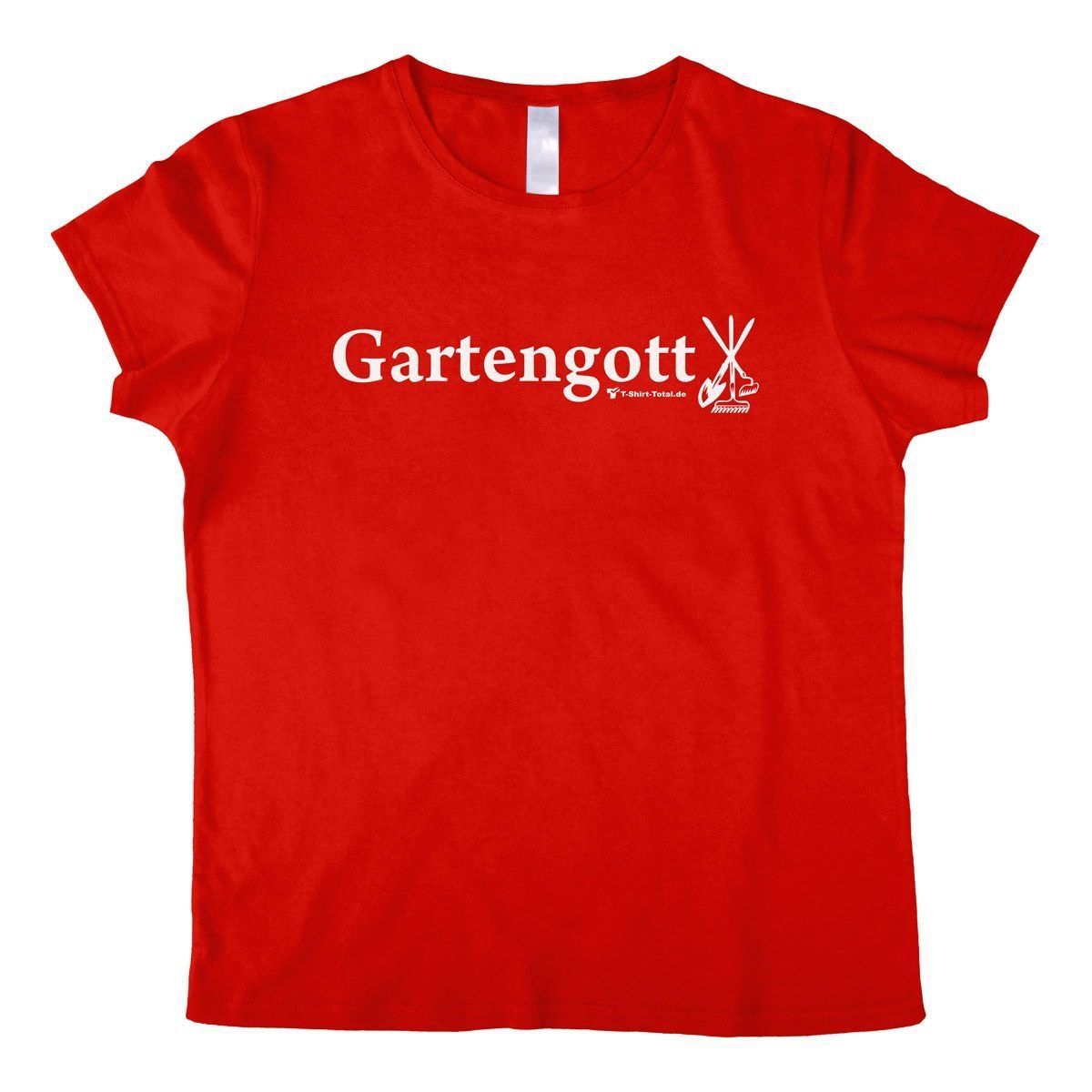 Gartengott Woman T-Shirt rot Medium