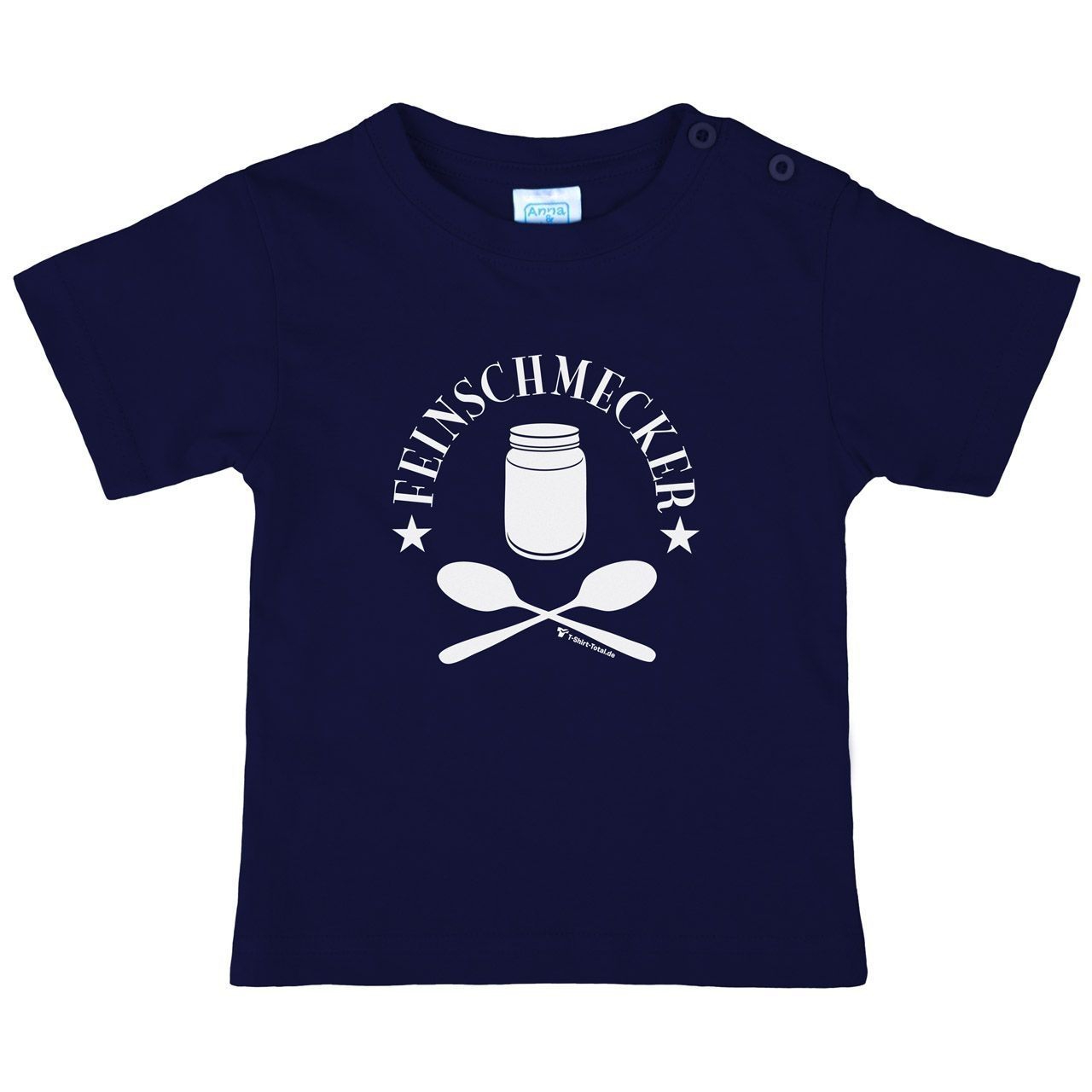 Feinschmecker Kinder T-Shirt navy 56 / 62