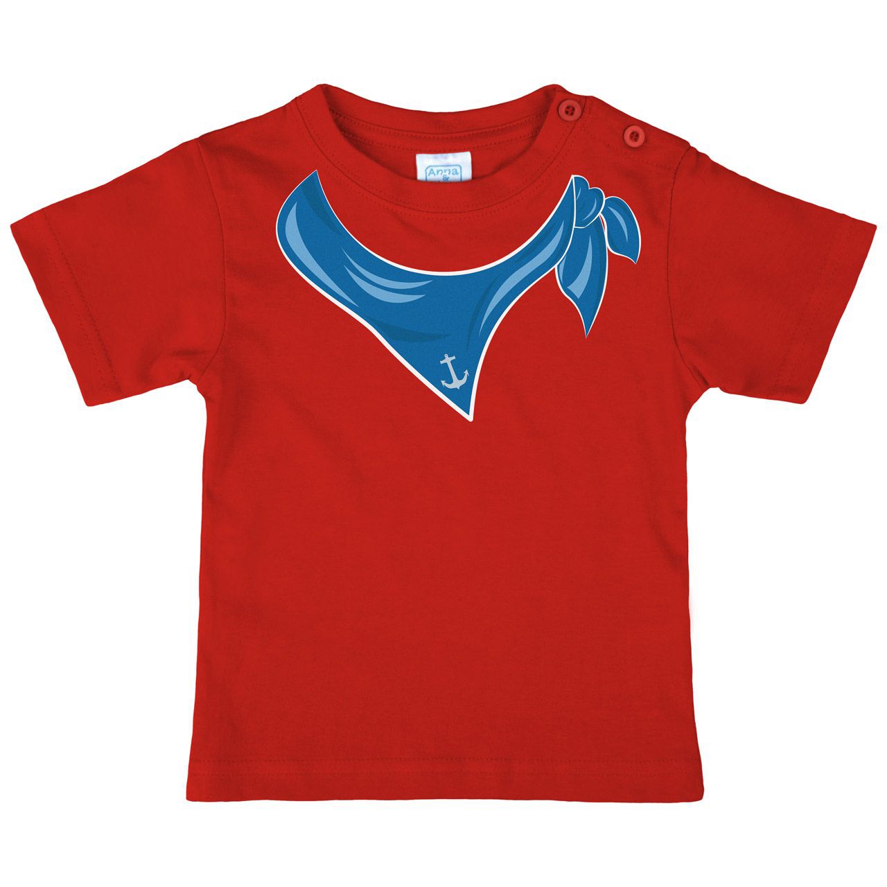 Halstuch Anker Junge Kinder T-Shirt rot 68 / 74