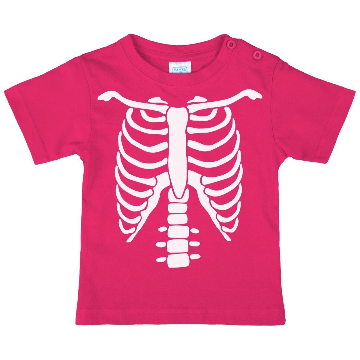 Skelett Kinder T-Shirt pink 92
