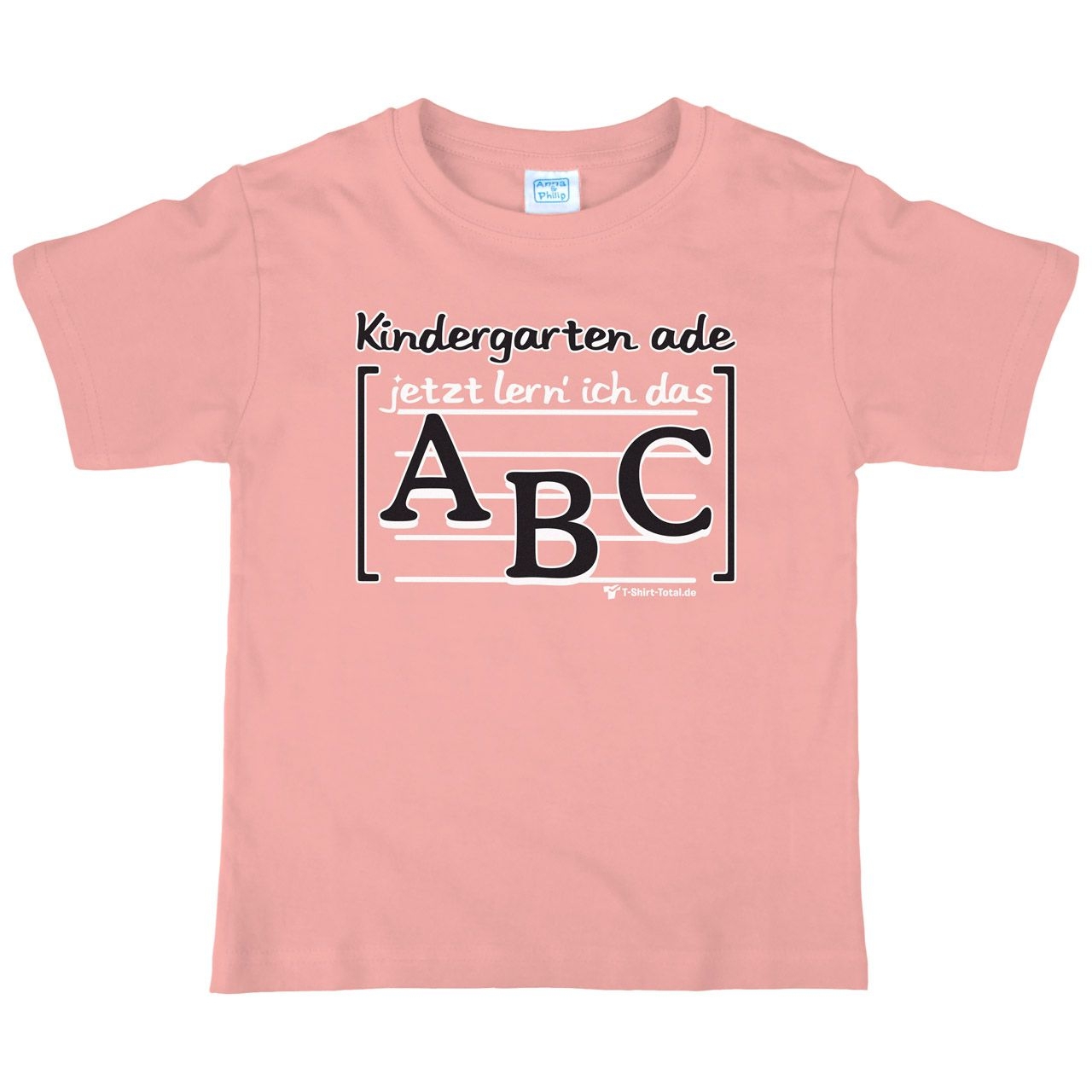Kindergarten ade Kinder T-Shirt rosa 110 / 116