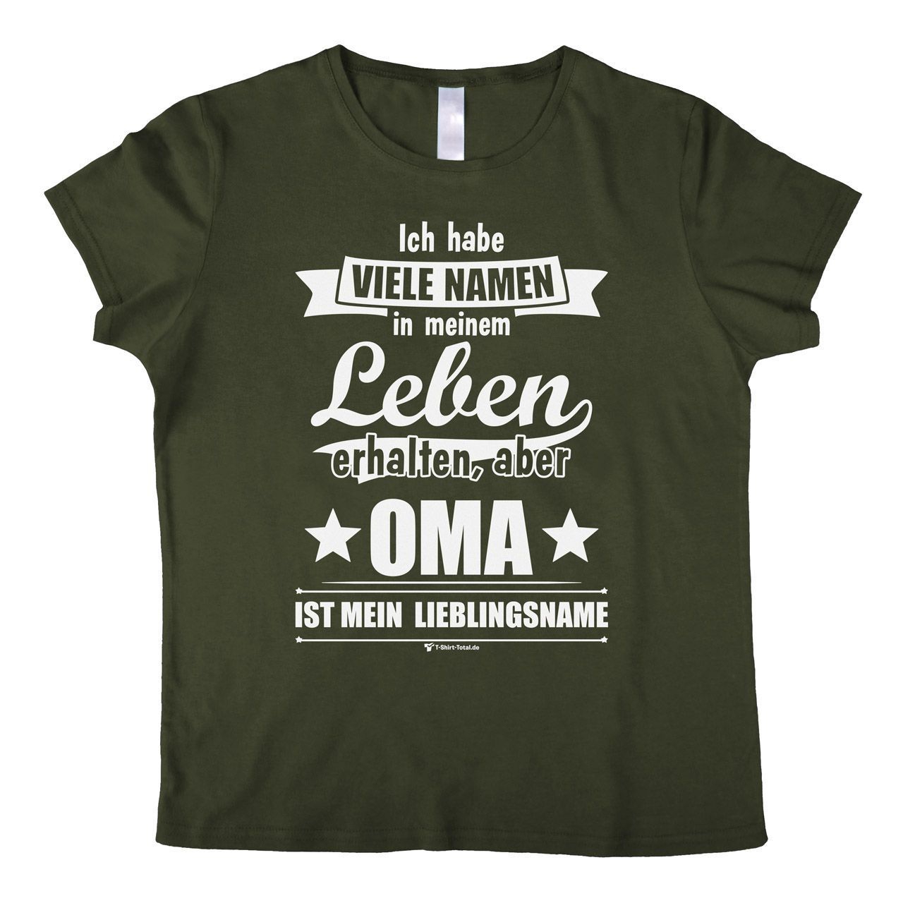 Lieblingsname Oma Woman T-Shirt khaki Extra Large