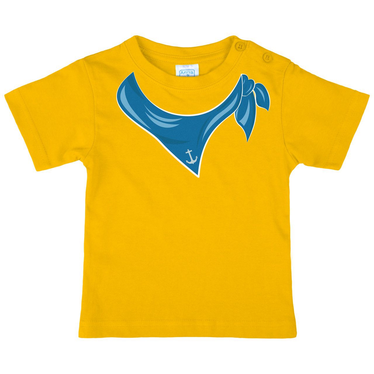 Halstuch Anker Junge Kinder T-Shirt gelb 68 / 74