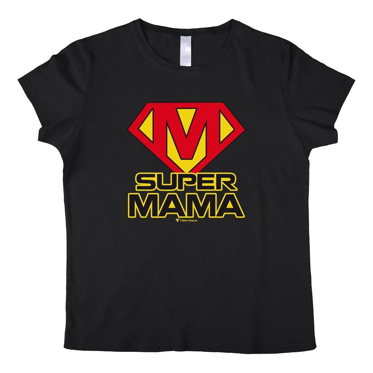 Super Mama Woman T-Shirt schwarz 2-Extra Large