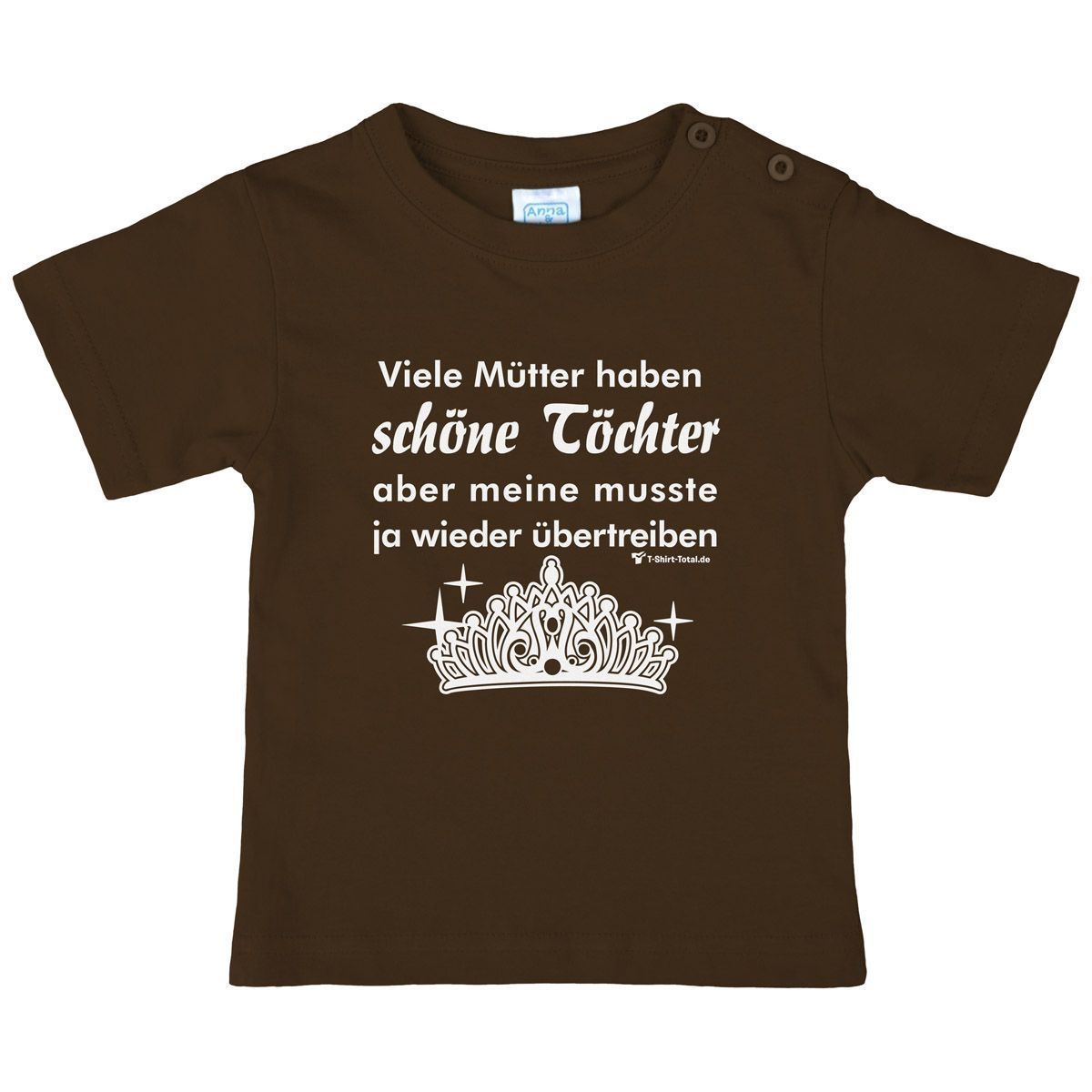 Schöne Töchter Kinder T-Shirt braun 56 / 62