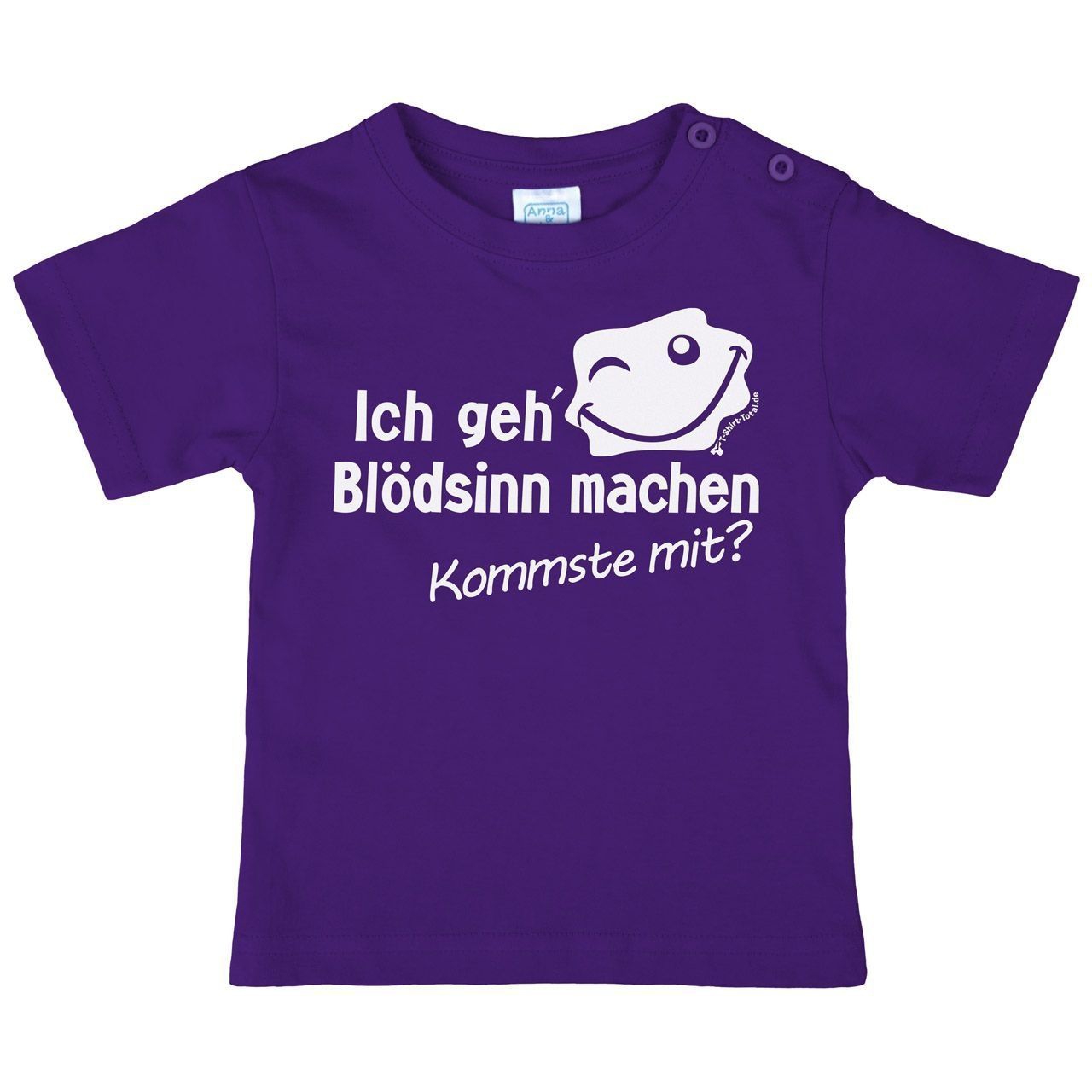 Blödsinn machen Kinder T-Shirt lila 104