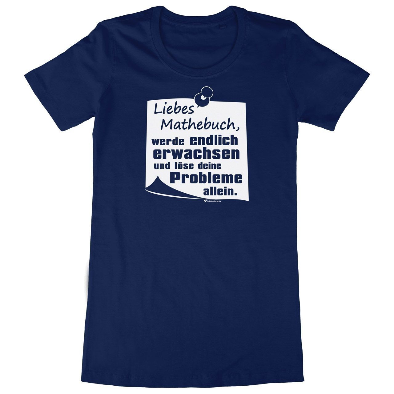 Liebes Mathebuch Woman Long Shirt navy Medium