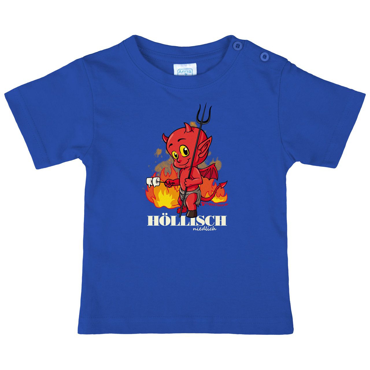 Höllisch niedlich Teufel Kinder T-Shirt royal 92
