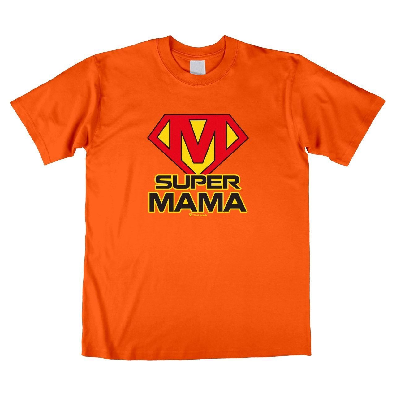 Super Mama Unisex T-Shirt orange Small
