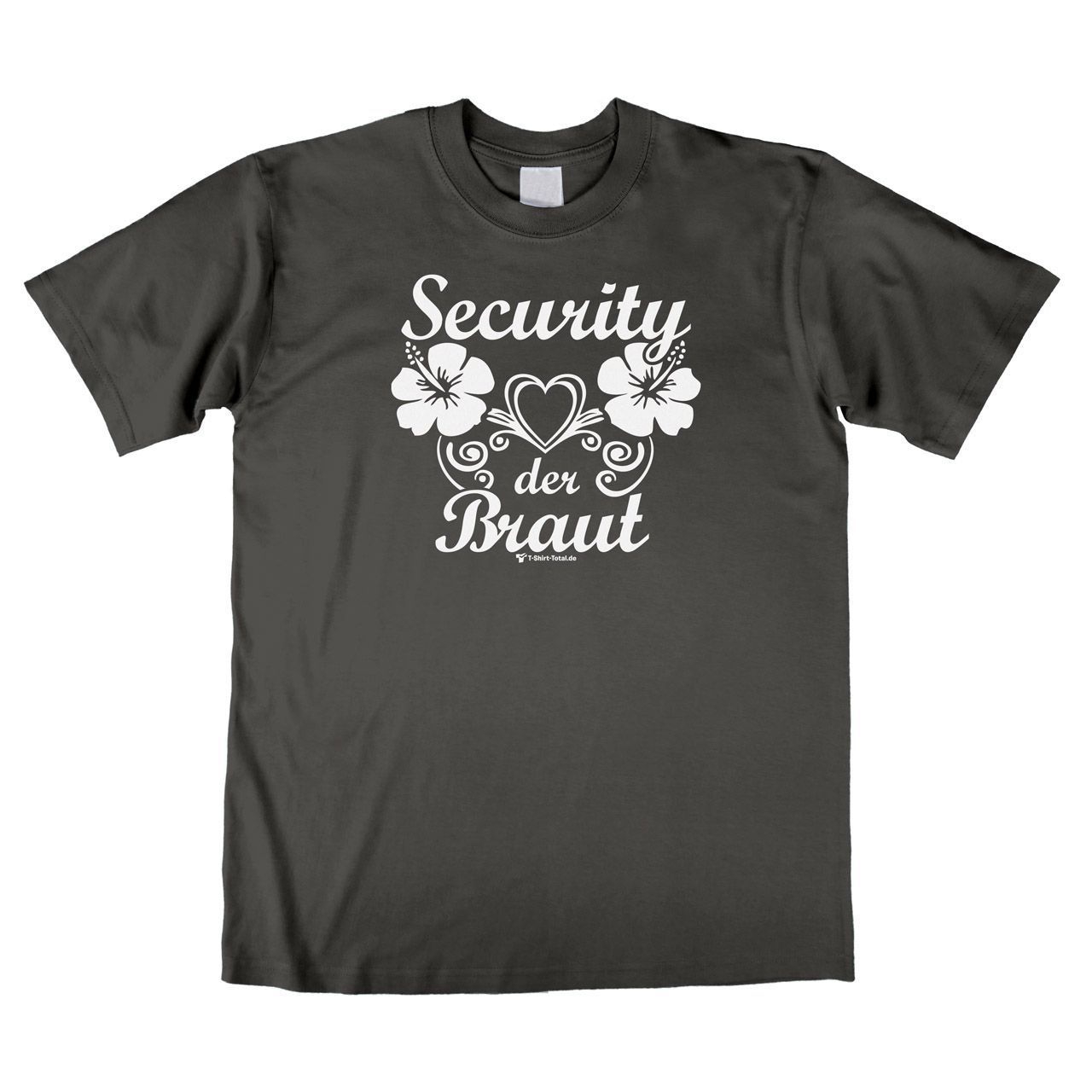 Security der Braut Unisex T-Shirt grau Medium