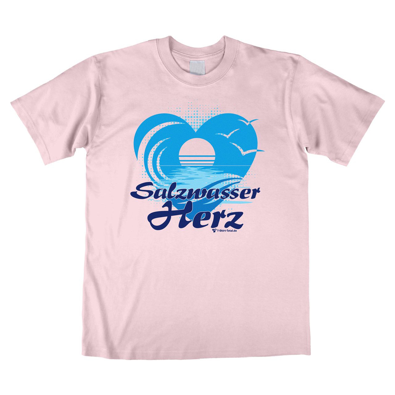 Salzwasserherz Unisex T-Shirt rosa Extra Small