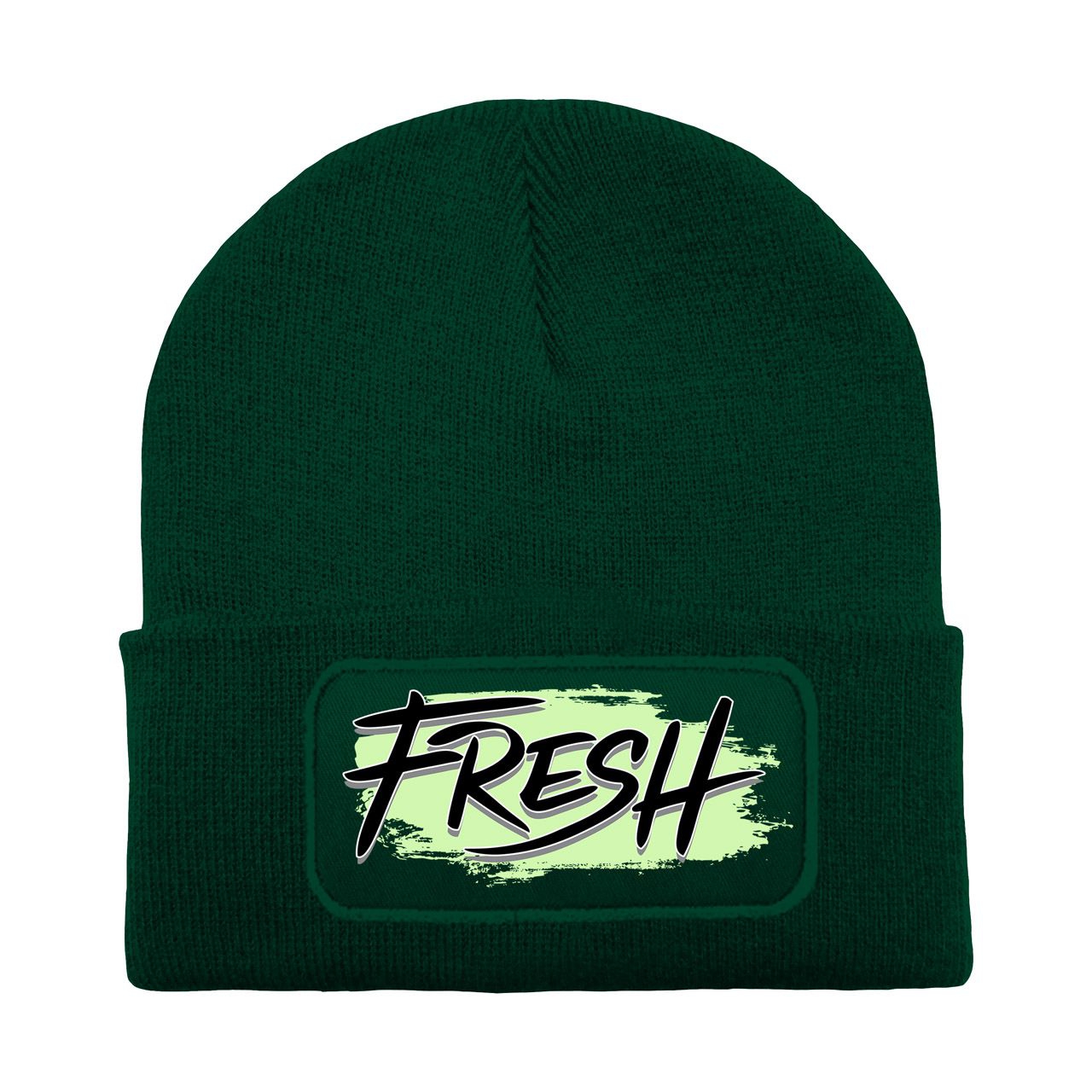 Fresh Mütze Patch eckig dunkelgrün