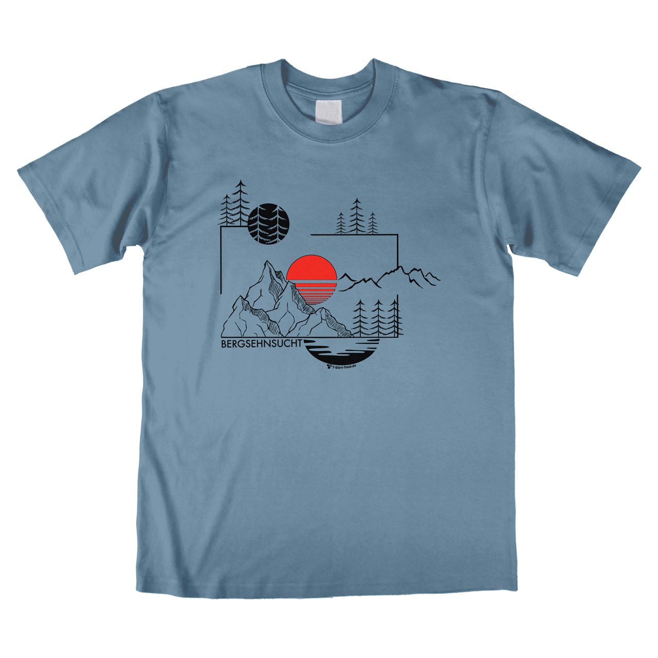 Bergsehnsucht Unisex T-Shirt denim Medium