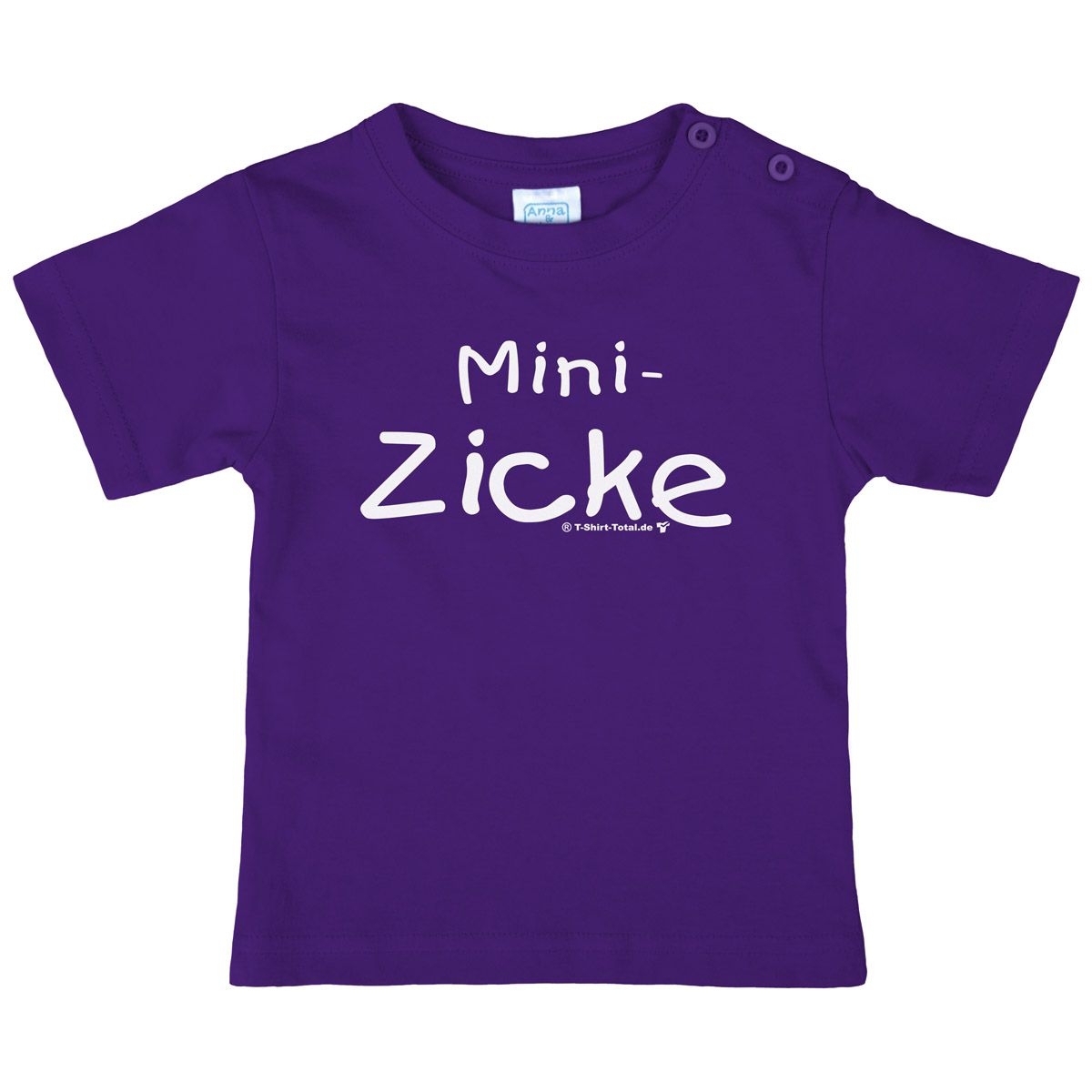 Mini Zicke Kinder T-Shirt lila 80 / 86