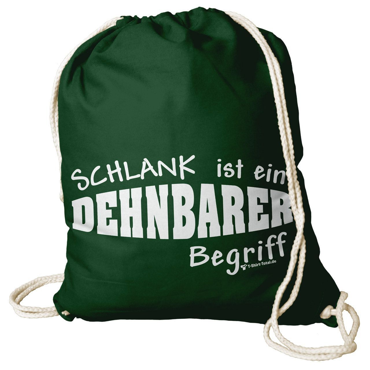 Dehnbar Rucksack Beutel dunkelgrün