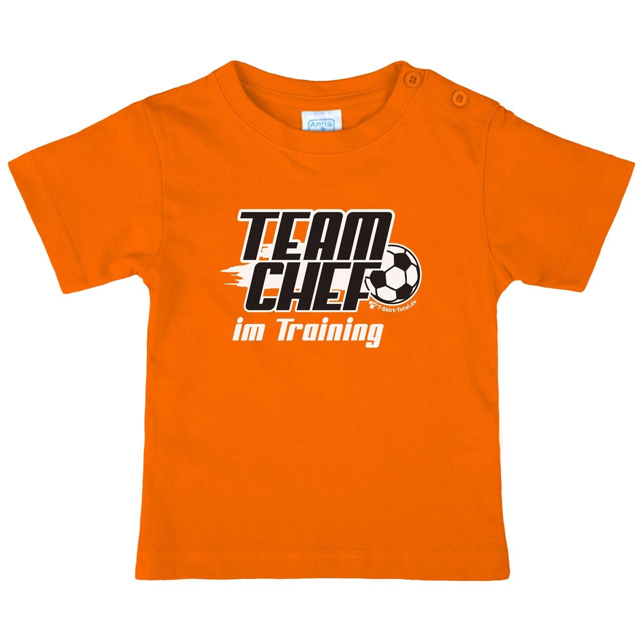 Teamchef im Training Kinder T-Shirt orange 56 / 62