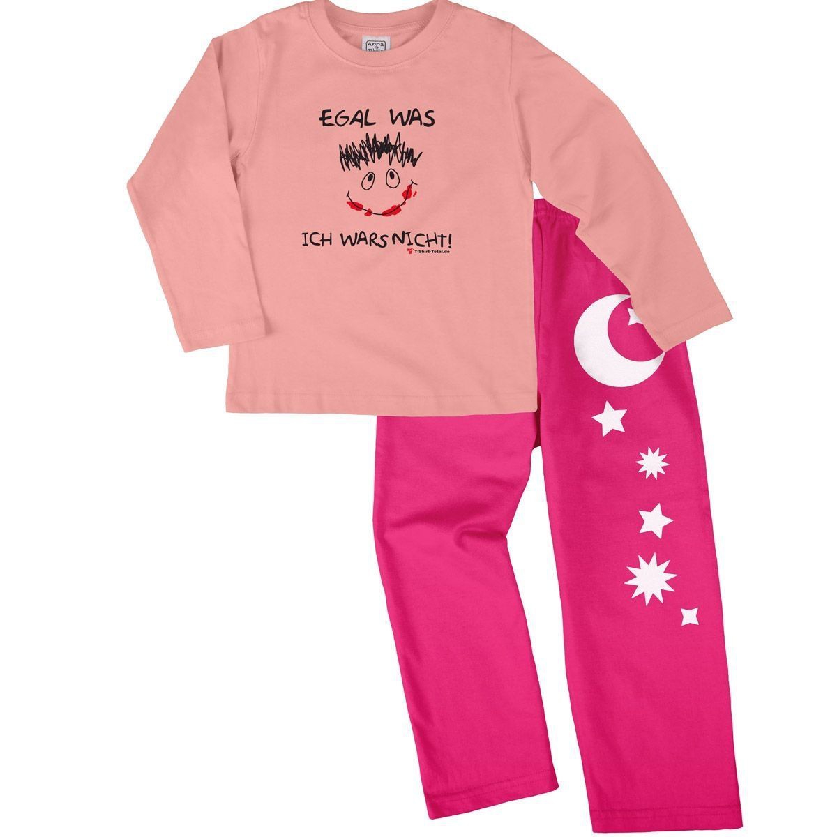 Egal was Pyjama Set rosa / pink 110 / 116