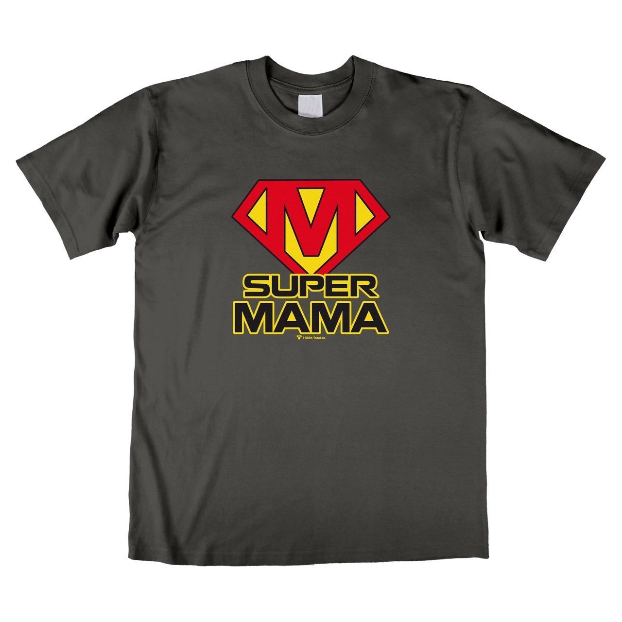 Super Mama Unisex T-Shirt grau Small