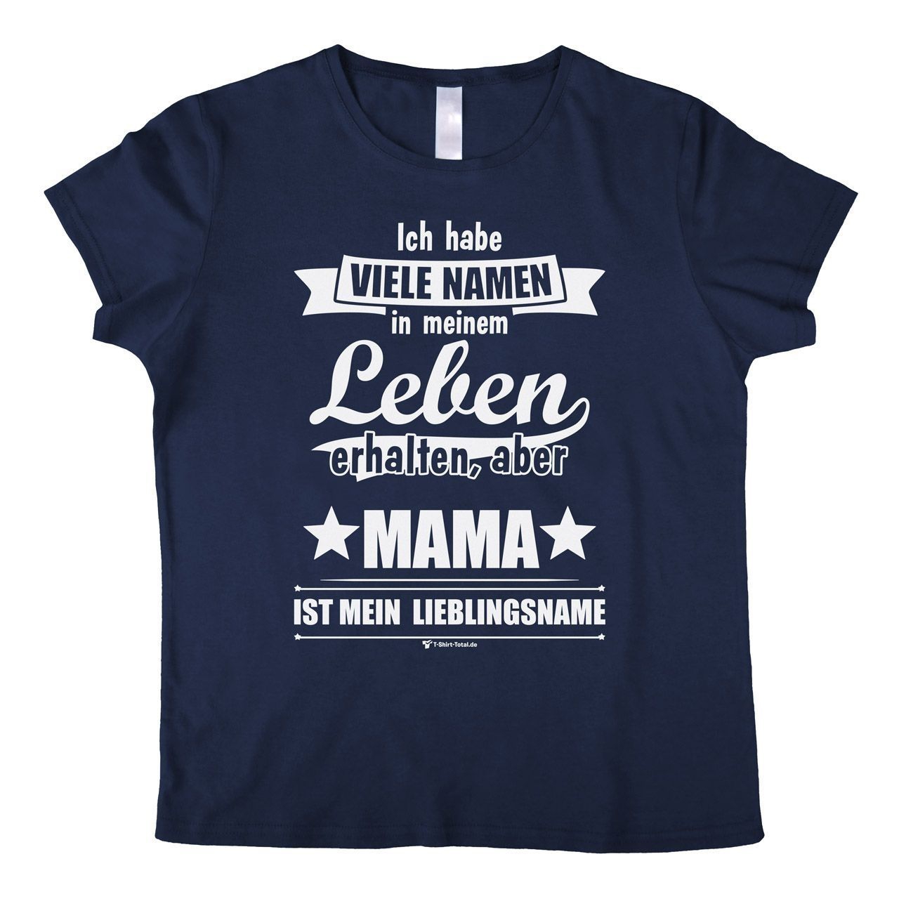 Lieblingsname Mama Woman T-Shirt navy Medium
