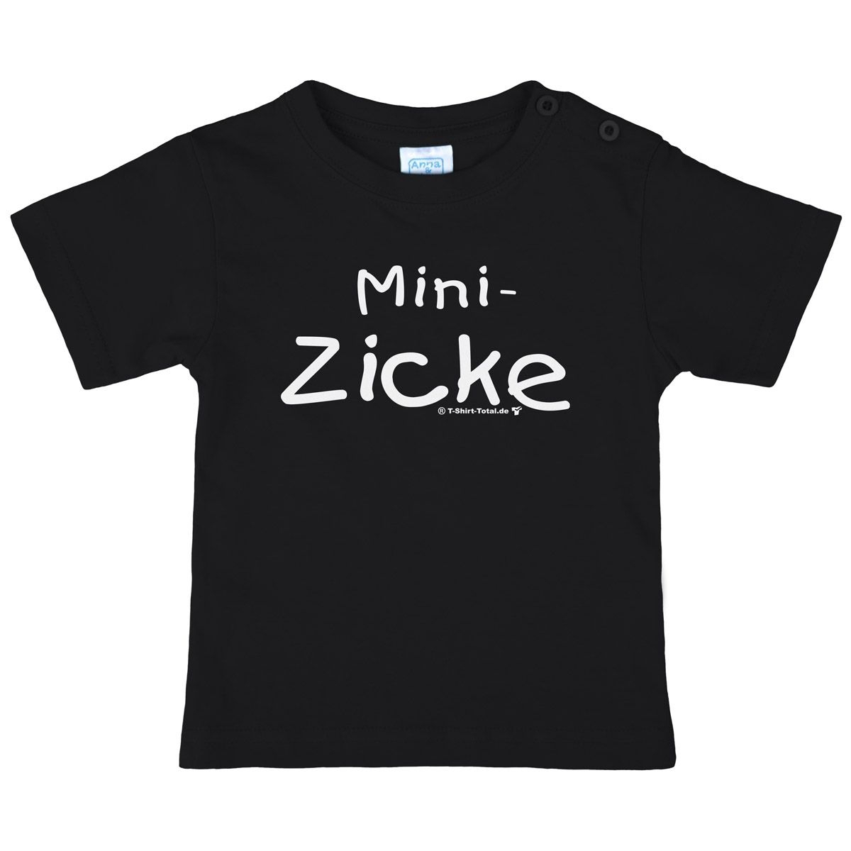 Mini Zicke Kinder T-Shirt schwarz 80 / 86