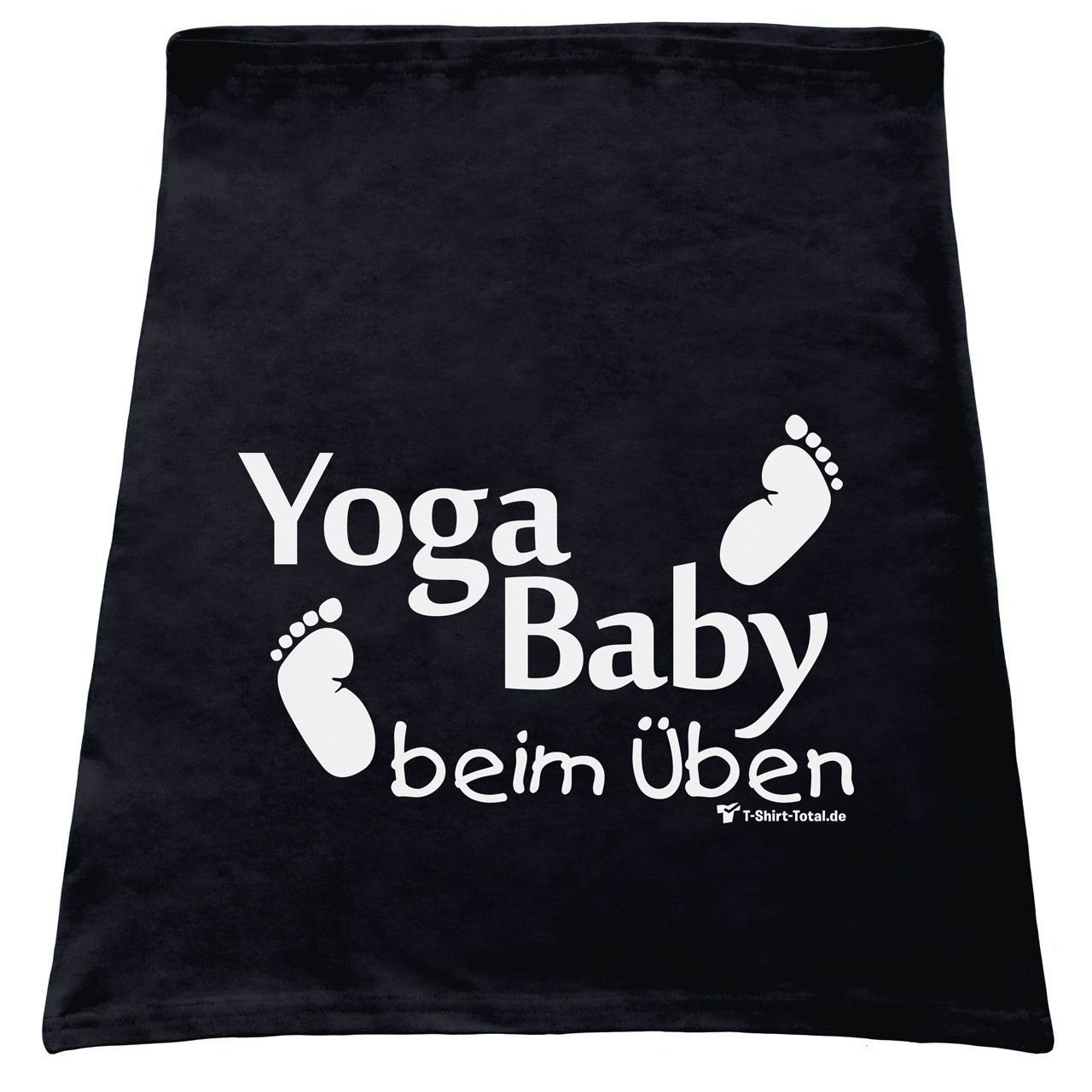Yoga Baby Bauchband schwarz
