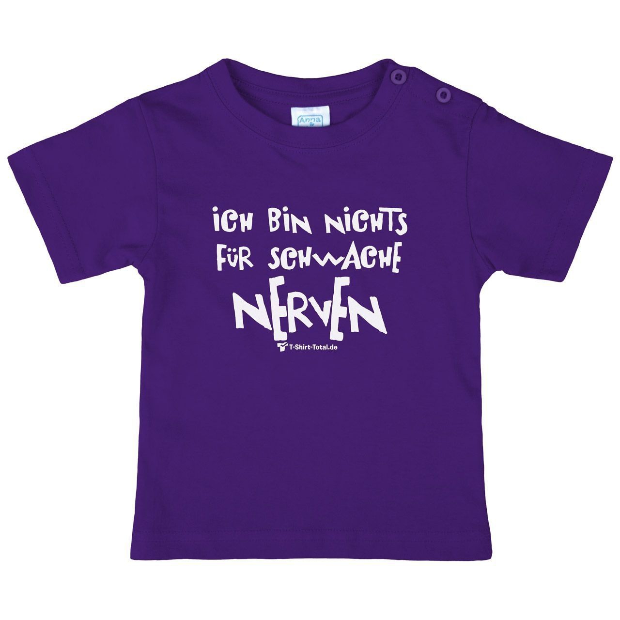 Schwache Nerven Kinder T-Shirt lila 80 / 86