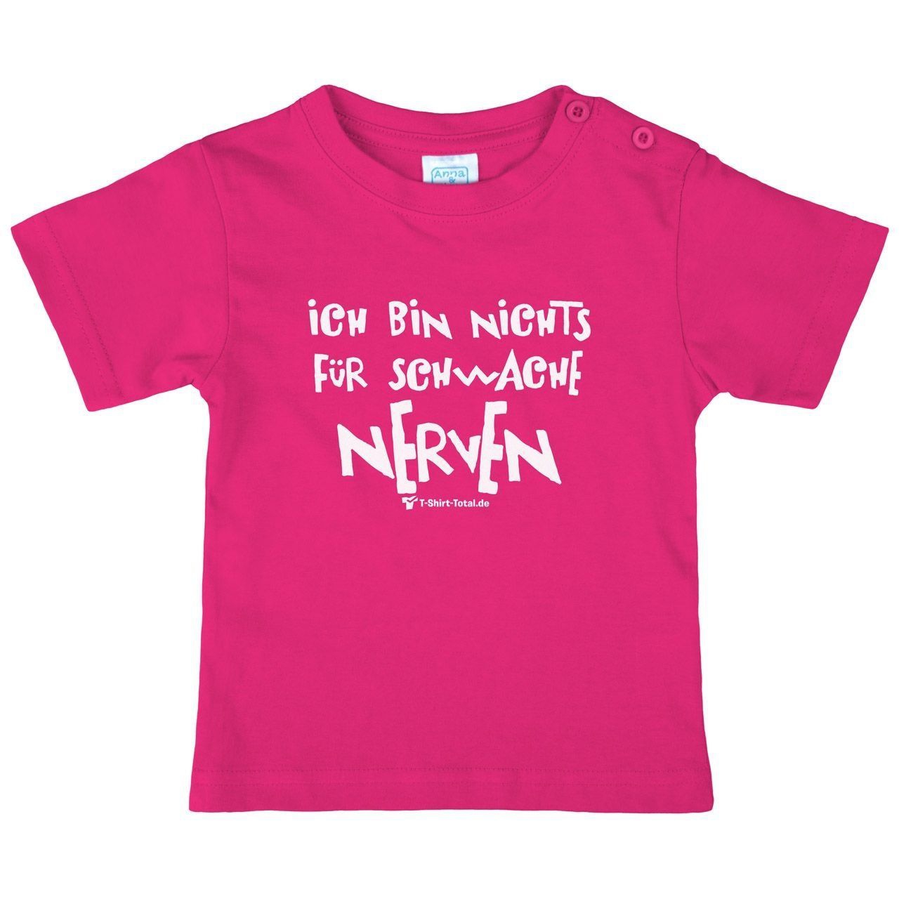 Schwache Nerven Kinder T-Shirt pink 80 / 86