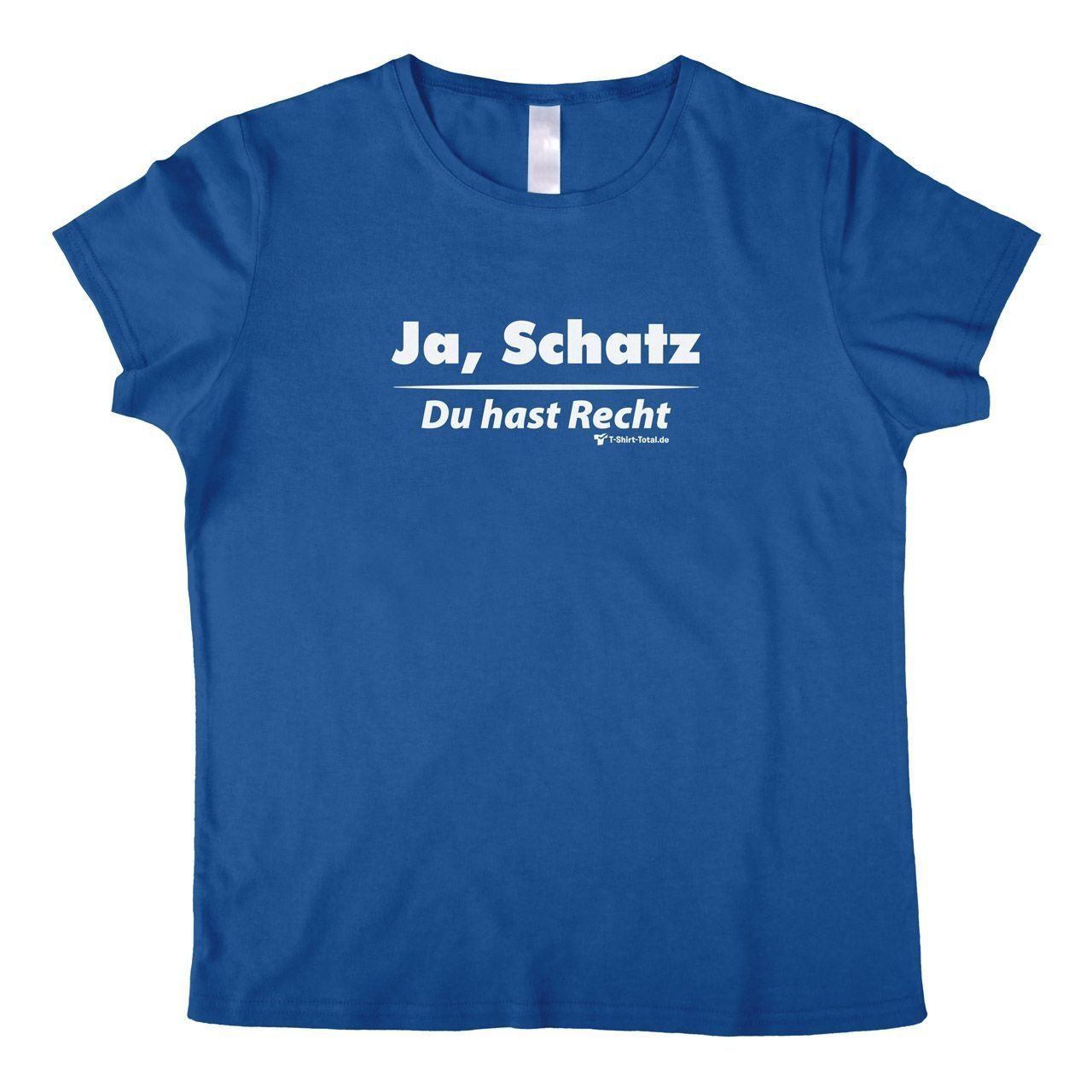 Ja Schatz Woman T-Shirt royal Small