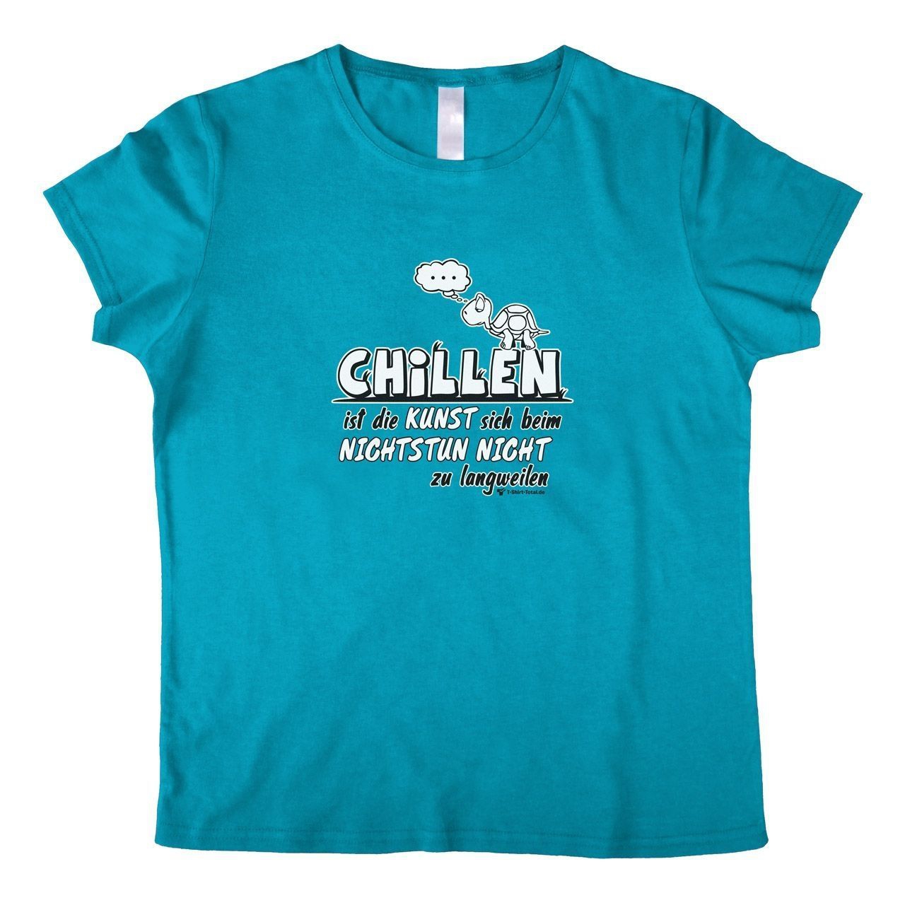 Chillen Woman T-Shirt türkis Small