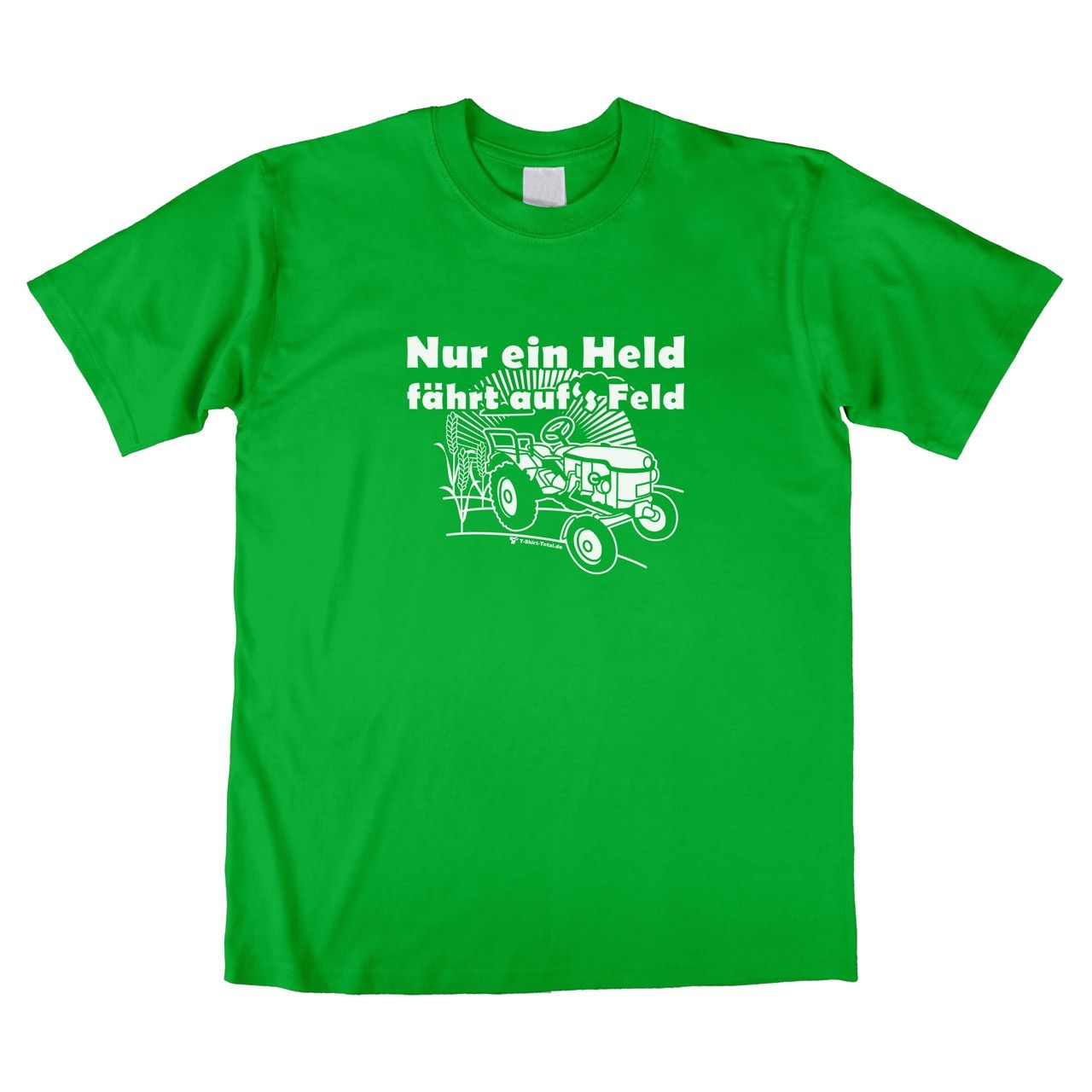 Held Feld Unisex T-Shirt grün Extra Small