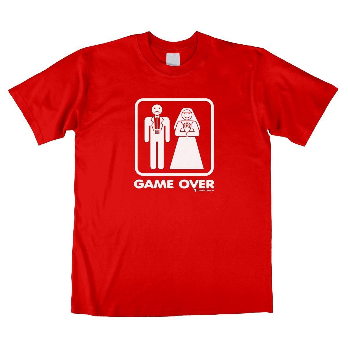 Game Over Unisex T-Shirt rot Large