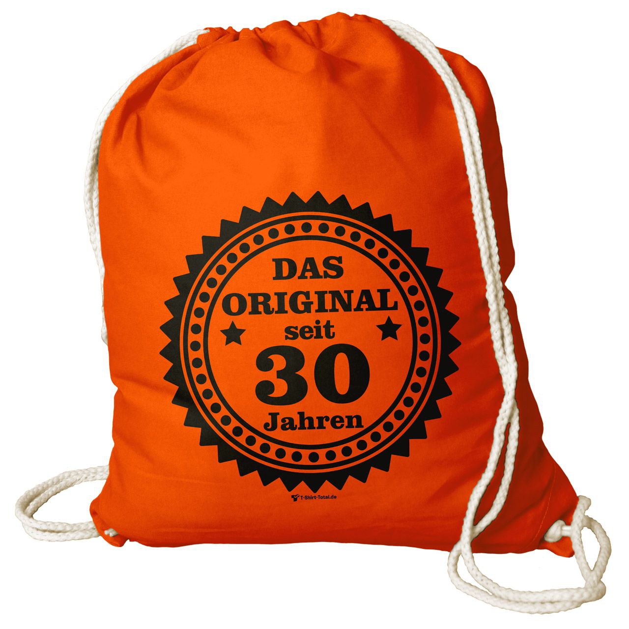 Original seit 30 Rucksack Beutel orange