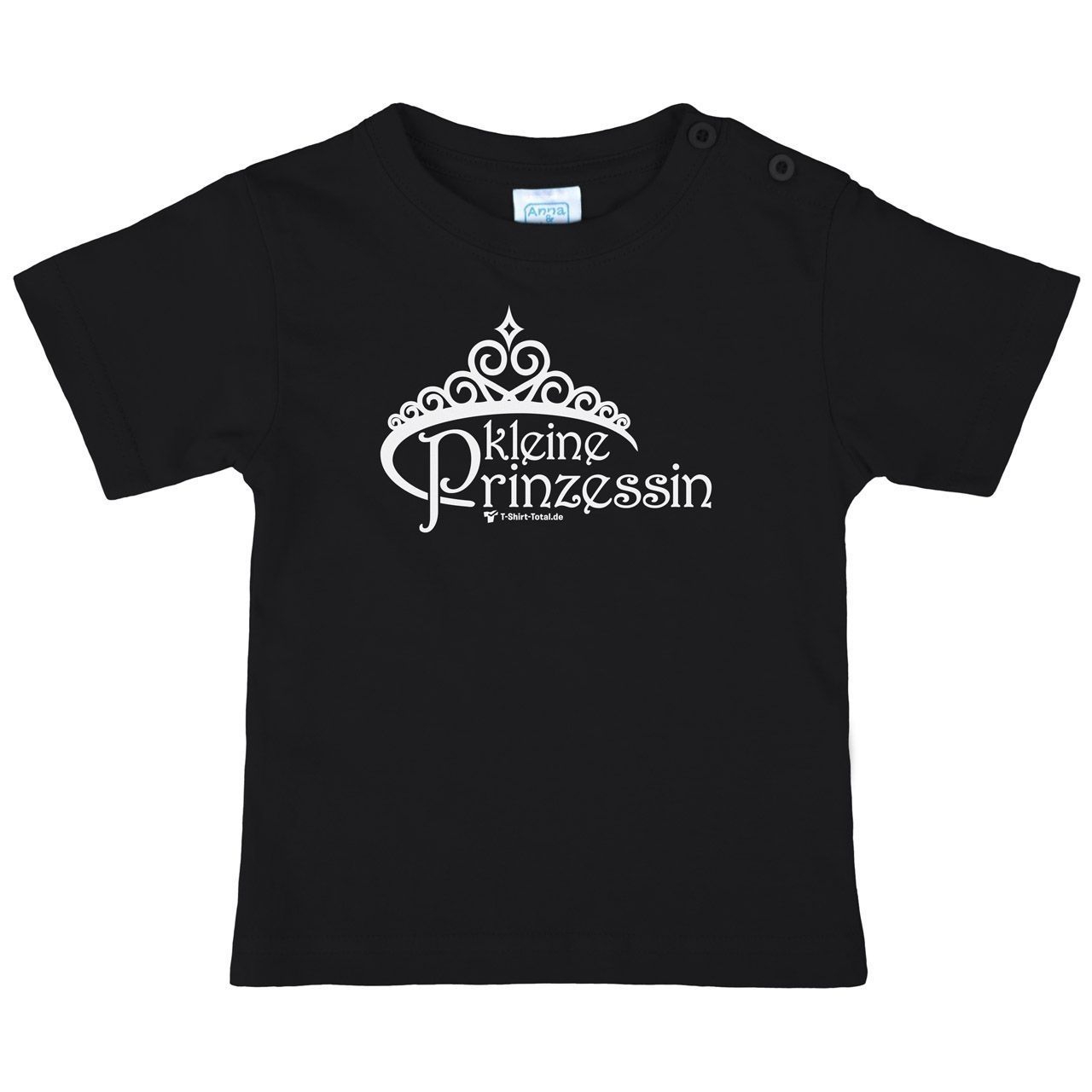 Kleine Prinzessin Kinder T-Shirt schwarz 92