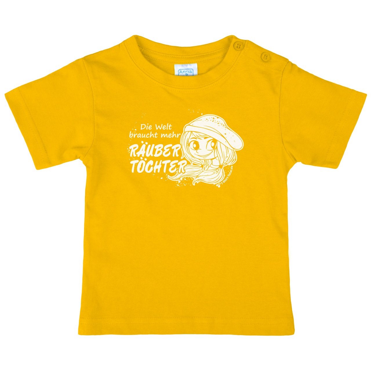 Räubertöchter Kinder T-Shirt gelb 110 / 116