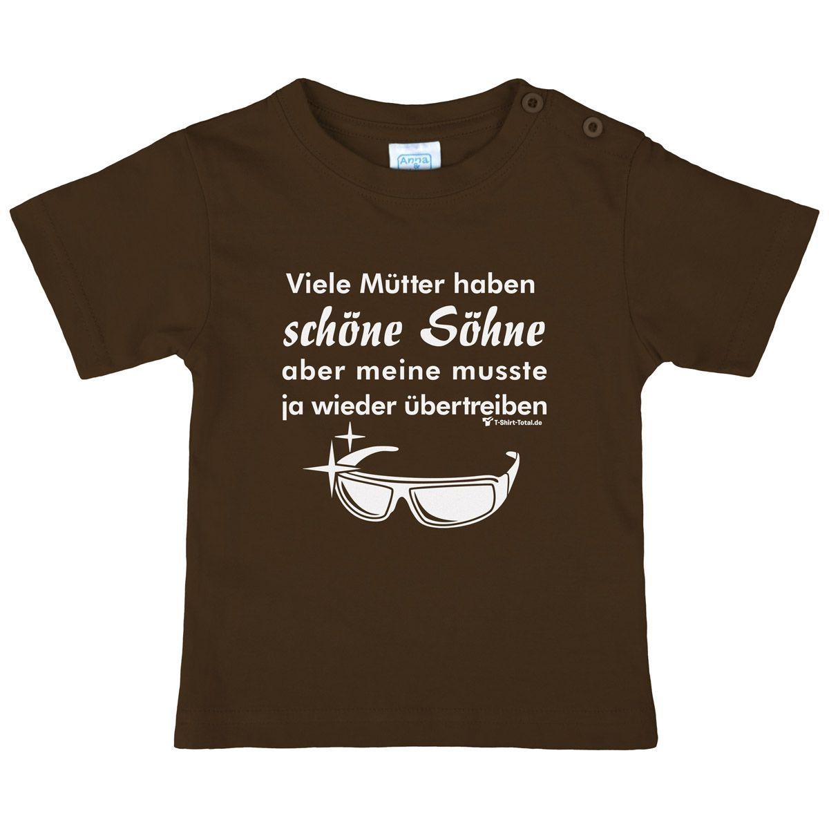 Schöne Söhne Kinder T-Shirt braun 110 / 116