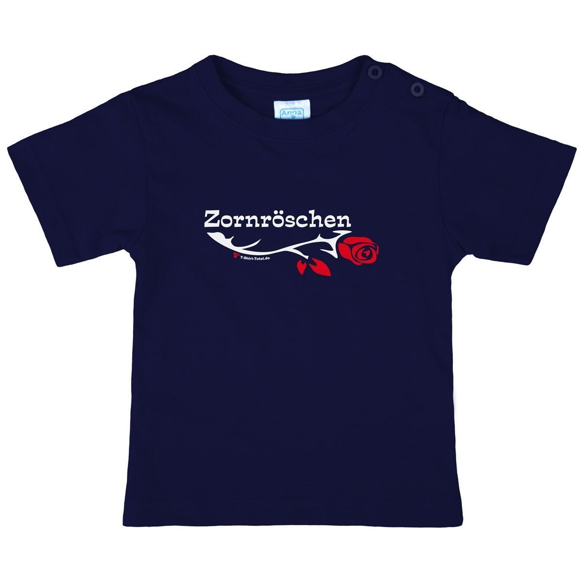 Zornröschen Kinder T-Shirt navy 80 / 86