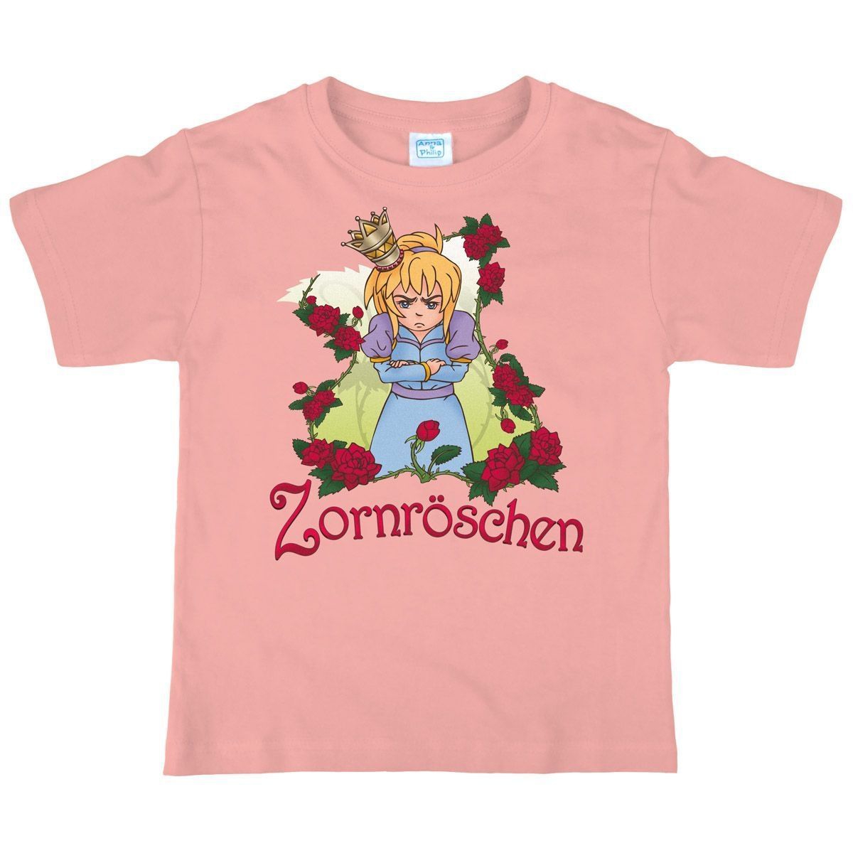 Zornröschen Kinder T-Shirt rosa 122 / 128