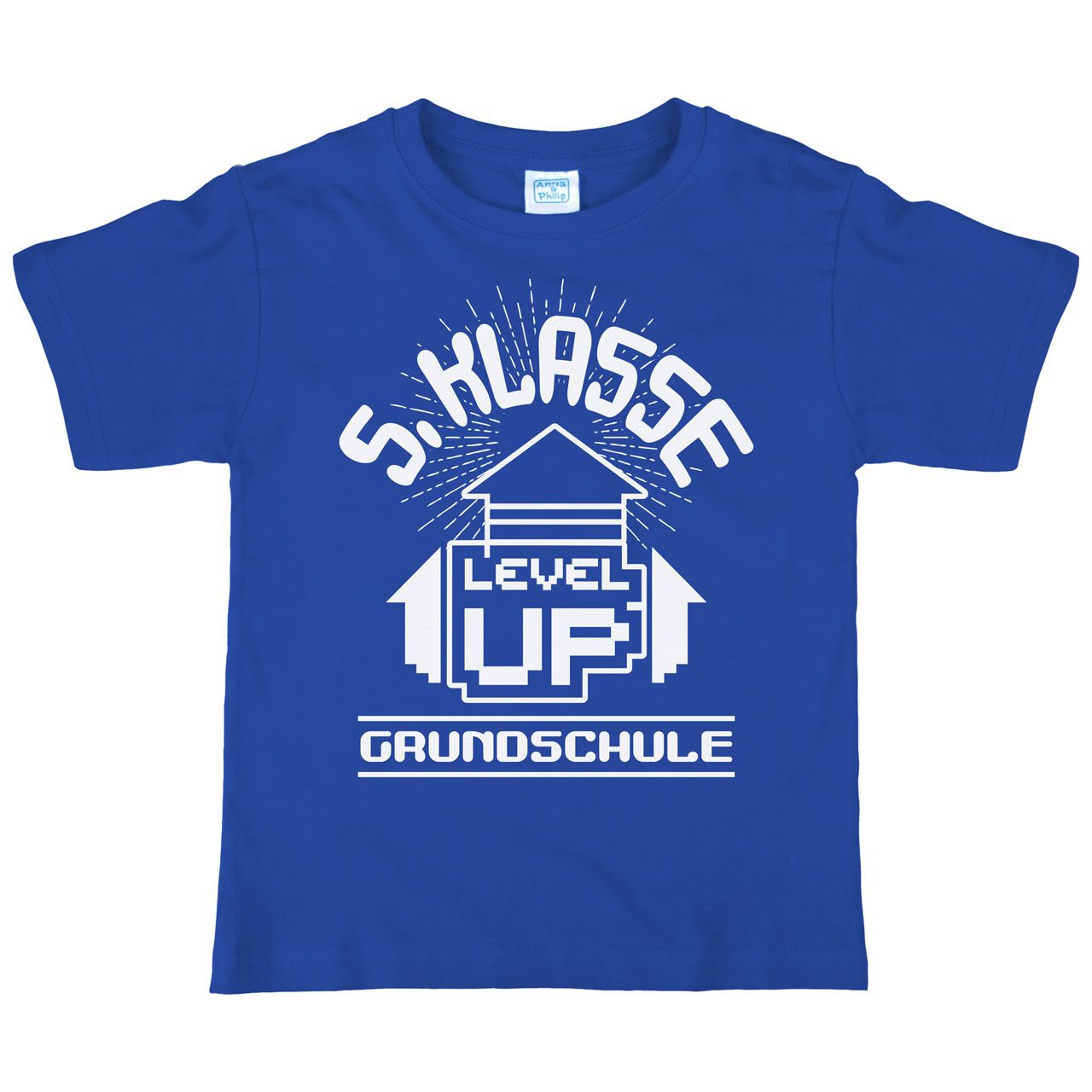 5.Klasse Level Up Kinder T-Shirt royal 146 / 152