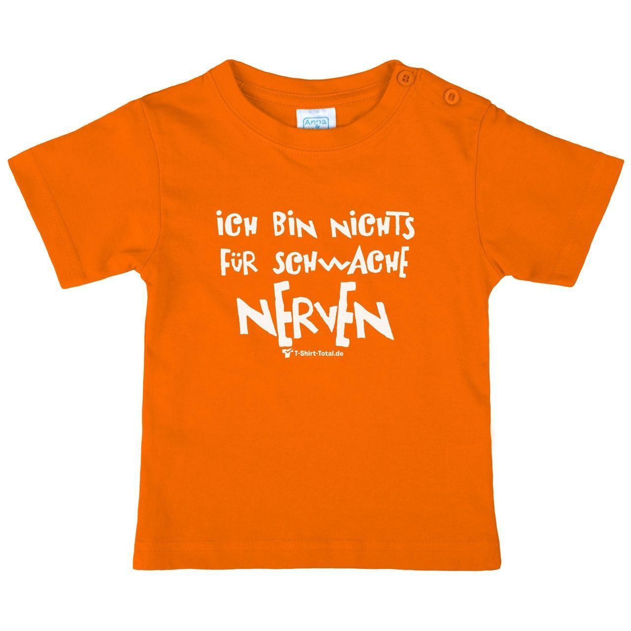 Schwache Nerven Kinder T-Shirt orange 80 / 86